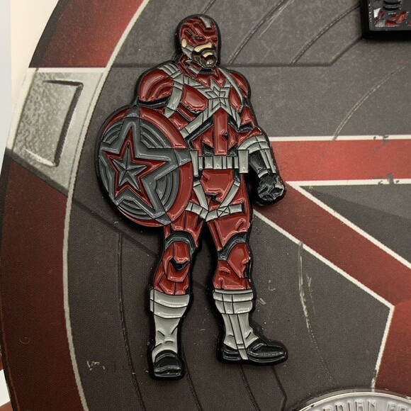 Marvel Red Guardian Enamel 5 Pin Set - Picture 8 of 9